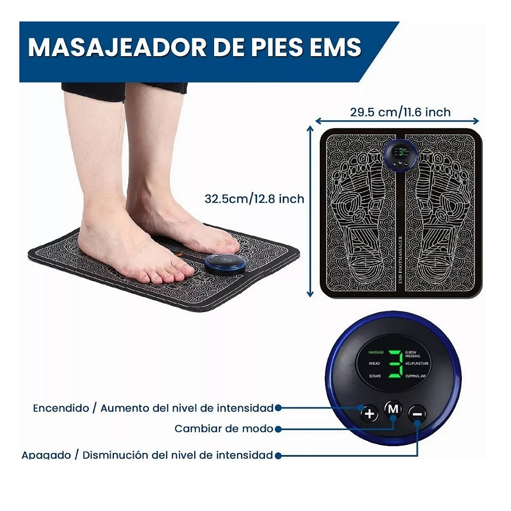 MASAJEADOR EMS MULTIFUNCIONAL PRO – FOOT RELAX