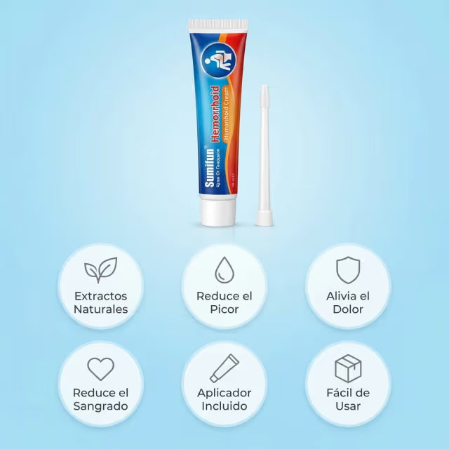 HemoRelief™ | Crema Avanzada para Hemorroides y Alivio Intenso