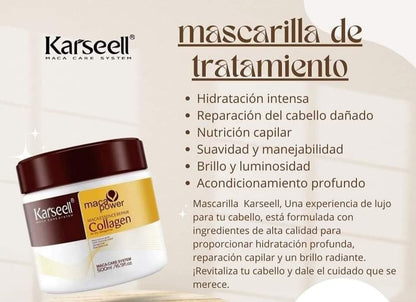 Mascara Capilar Karseell Con Colageno