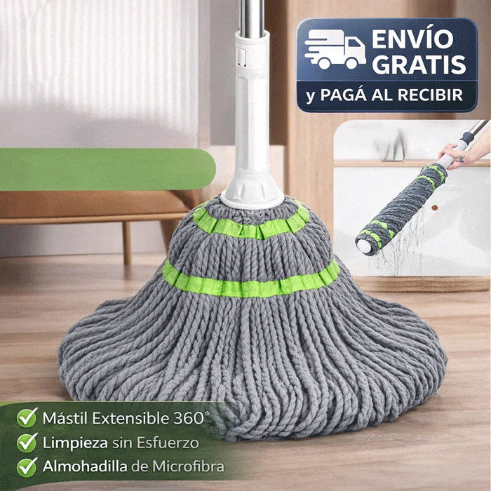 SpinClean 360°-Trapeadora Autoescurrible