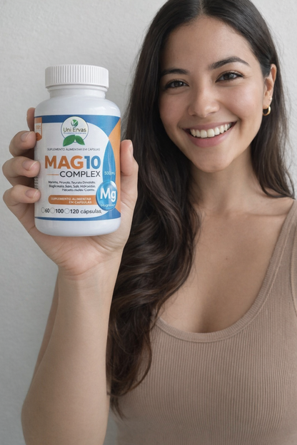⚡ MAGNESIO 10 COMPLEX PRO-Energía limpia.Sueño profundo.