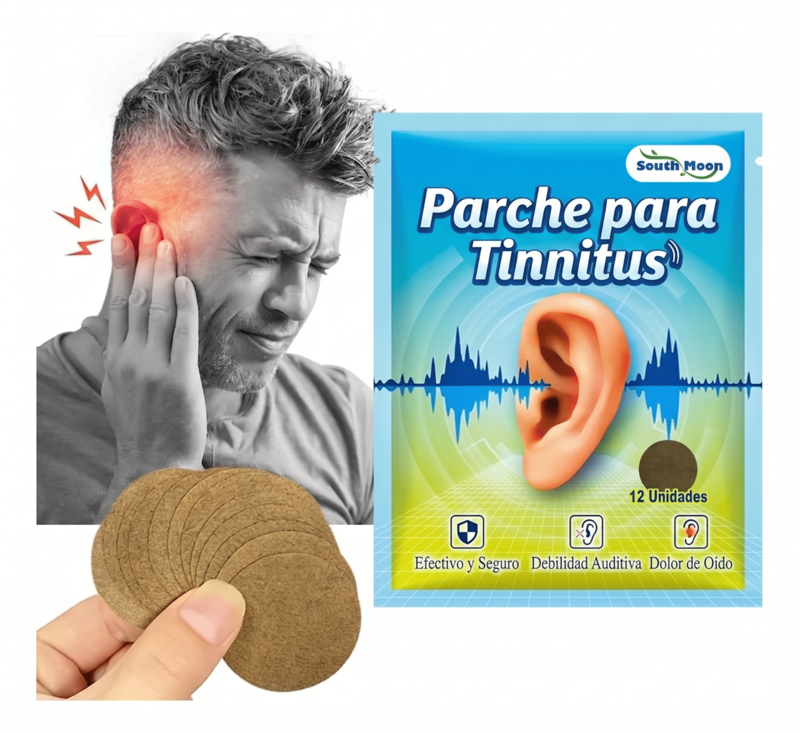 Parches herbales TinniCalm™ para tinnitus