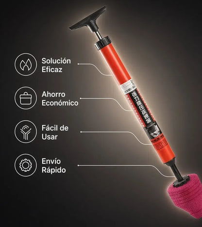 🚽 DESTAPADOR DE TUBERÍAS A PRESIÓN