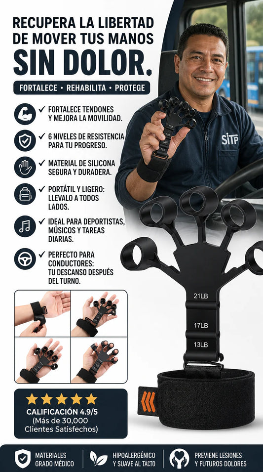 GripForce Pro™ | Ejercitador de Manos y Dedos
