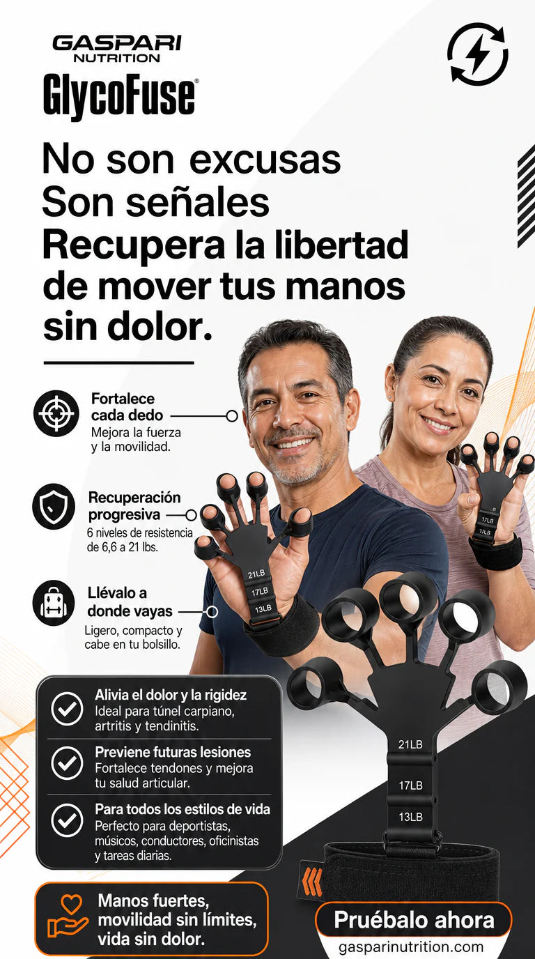 GripForce Pro™ | Ejercitador de Manos y Dedos