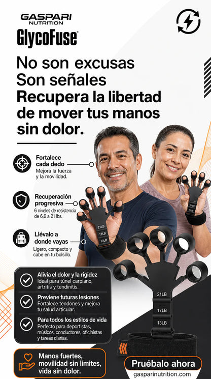 GripForce Pro™ | Ejercitador de Manos y Dedos