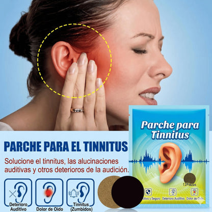 Parches herbales TinniCalm™ para tinnitus